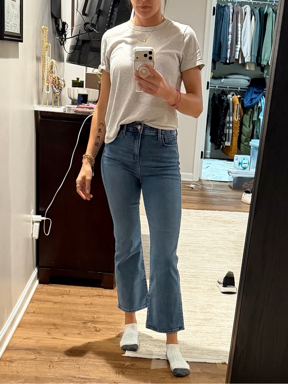 Levi's Ultra High rise Cropped Flare jeans